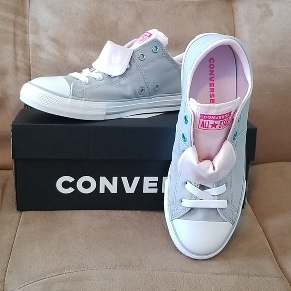 Converse Other - Gray/Pink Converse Shoes